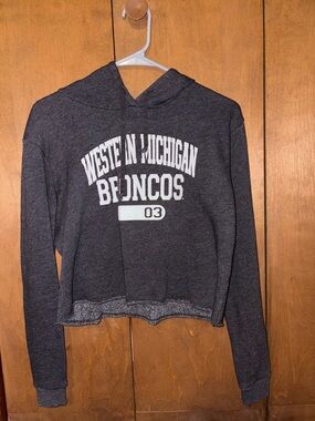 Blue 84 Dark Gray Graphic Pullover Hoodie